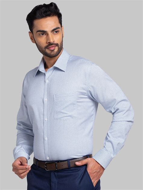 Regular Fit Cotton Formal Shirt in String 